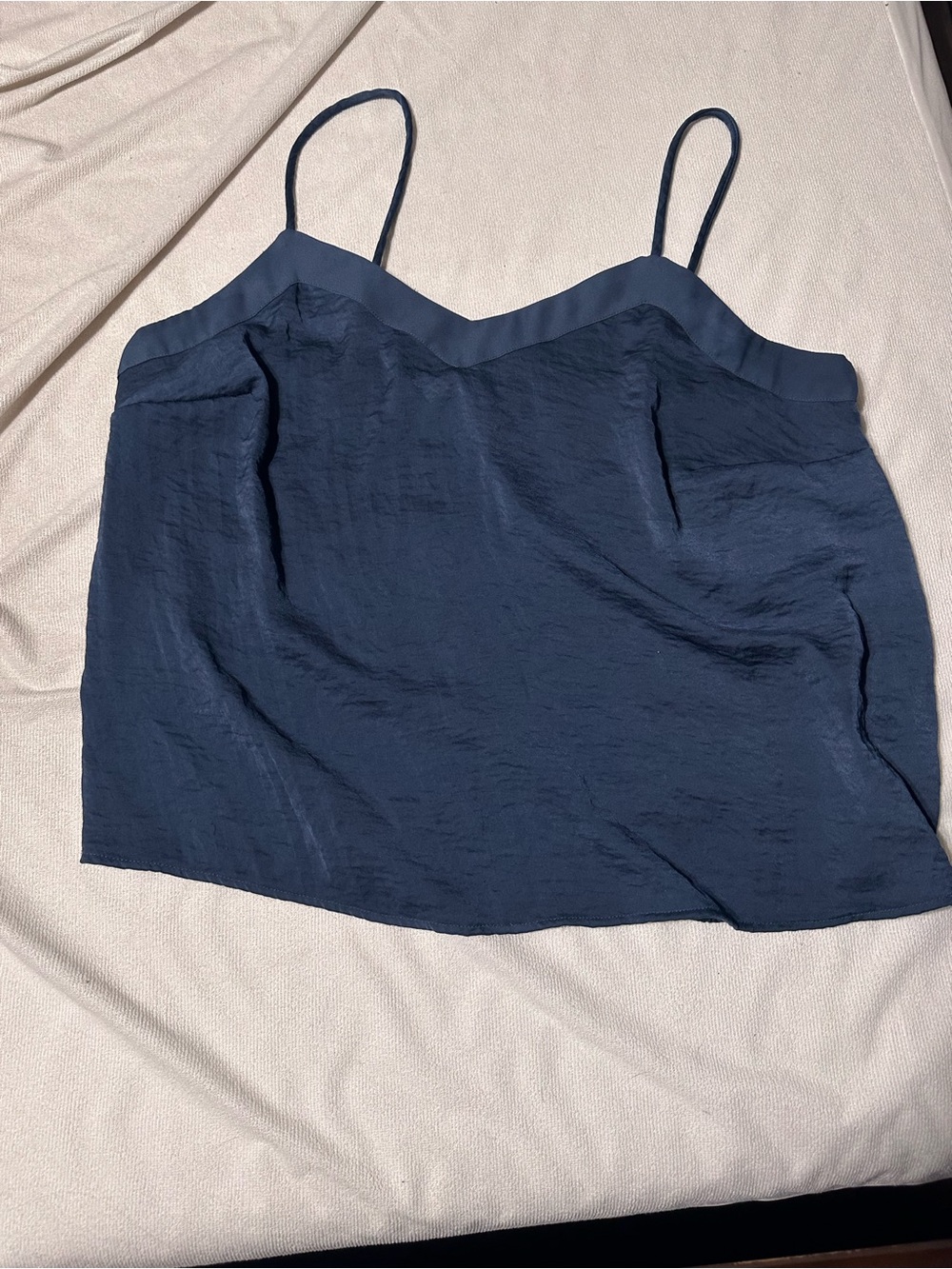 a new day Navy V-Neck Satin-Look Cami